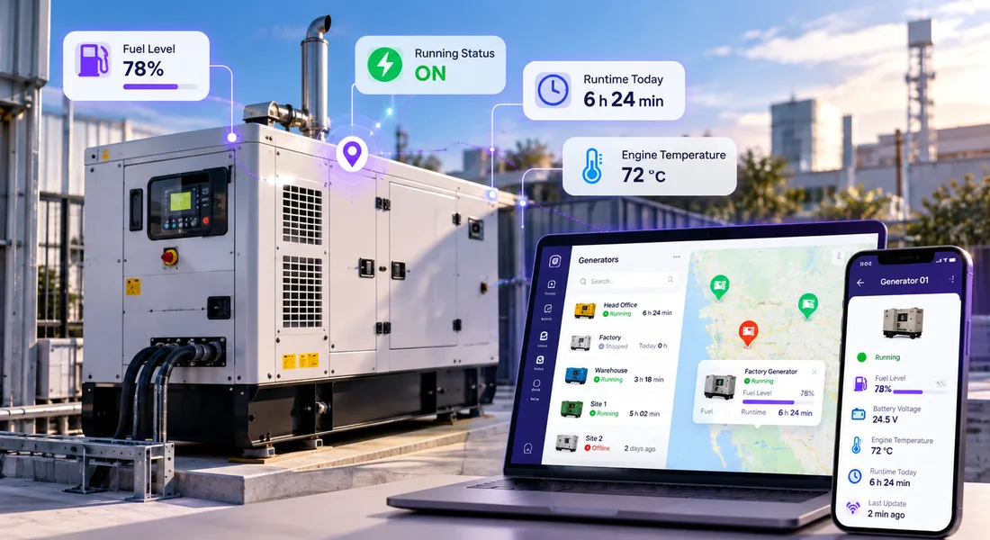 Generator Tracking | TrackMyCar.lk